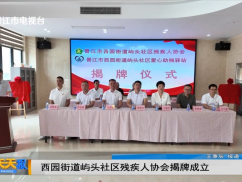 西园街道屿头社区残疾人协会揭牌成立