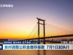 深学争优 敢为争先 实干争效  泉州调整公积金缴存基数 7月1日起执行