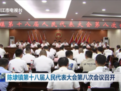 陈埭镇第十八届人民代表大会第八次会议召开